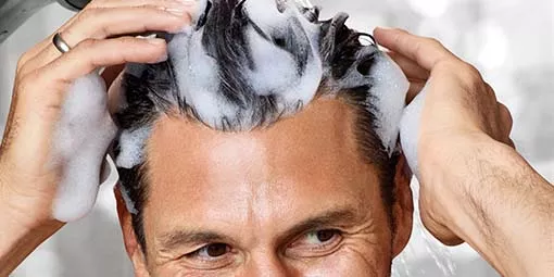 Using Control GX shampoo