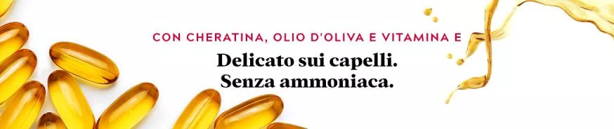 Cheratina, olio d'oliva, vitamina E