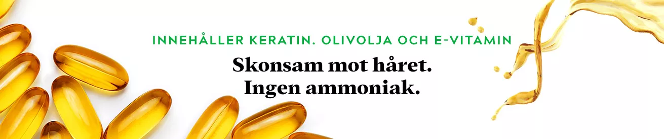 Keratin, olive oil, vitamin E