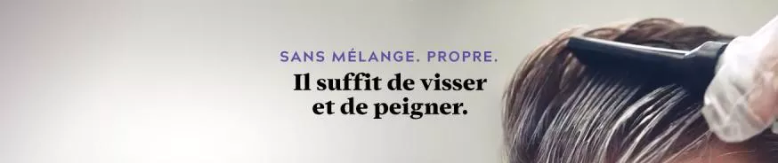 No Mix. No Mess. Just twist & comb.