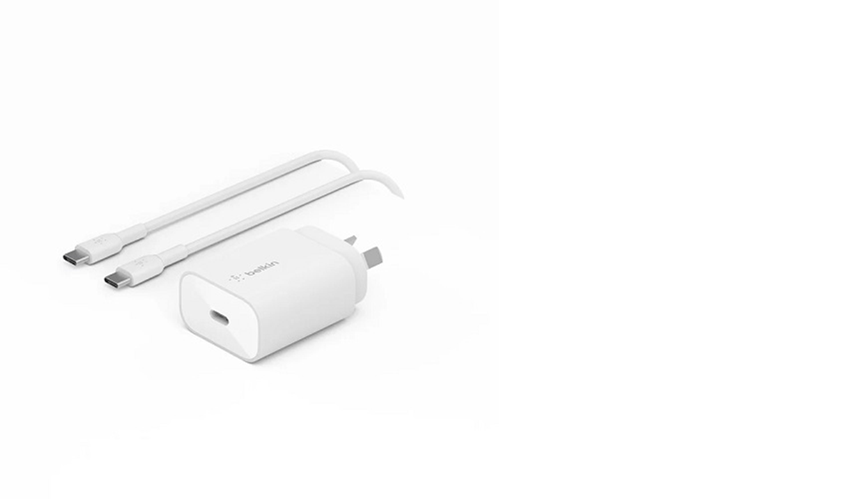 Belkin’s 25W Wall Charger With USB-C to USB-C PPS Cable